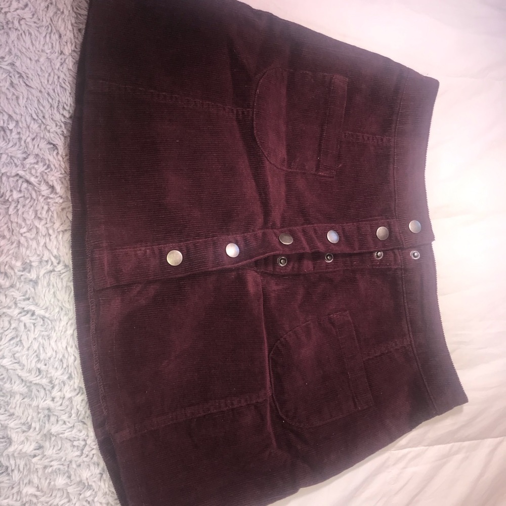 Brandy Melville corduroy mini skirt